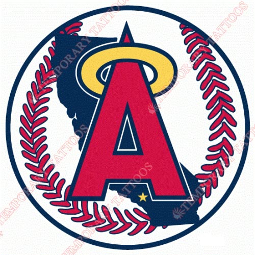 Los Angeles Angels of Anaheim Customize Temporary Tattoos Stickers NO.1649